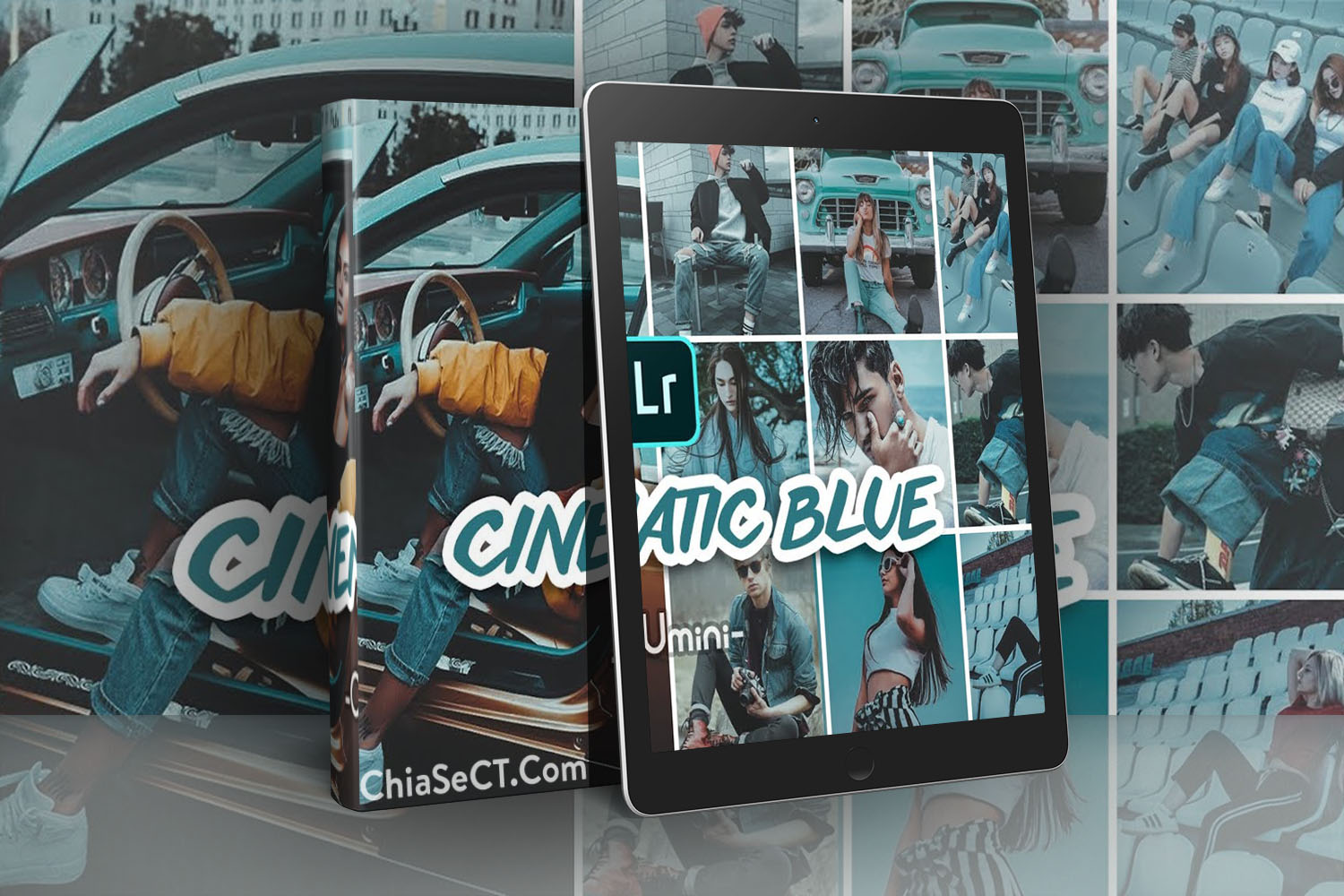CINEMATIC BLUE Lightroom Preset  Free DNG lightroom by CHUmini
