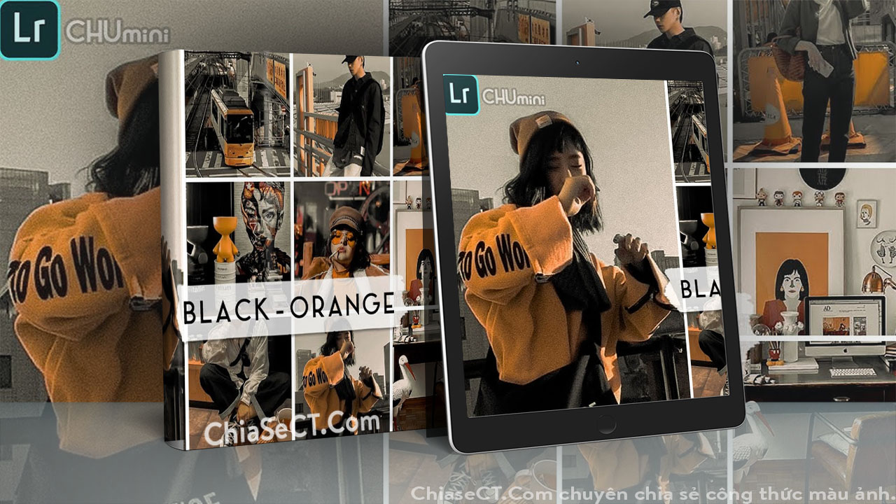 Black Orange Lightroom Preset Tone Màu Đen Cam