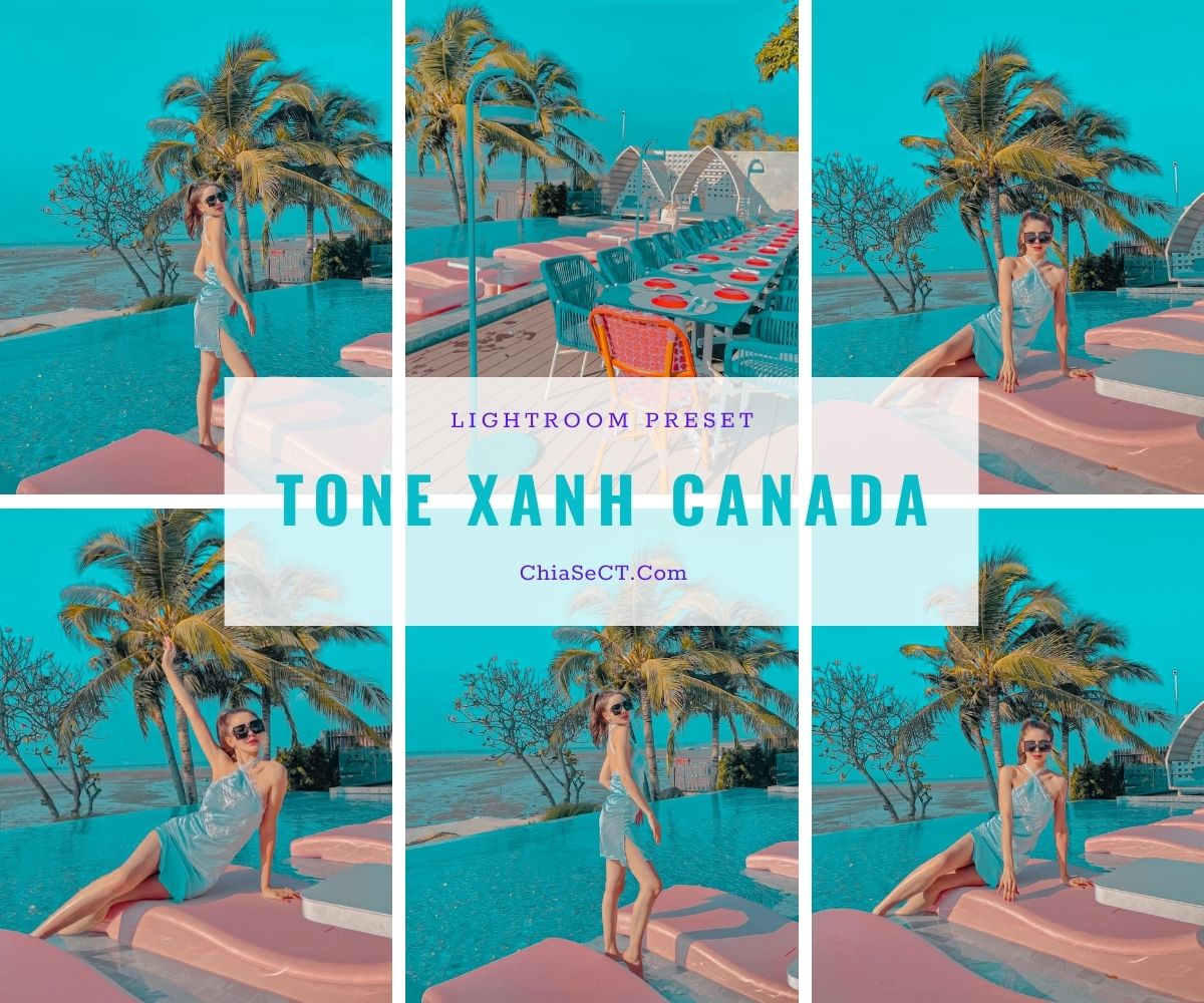 Tone Xanh Canana công thức màu xanh siêu phẩm